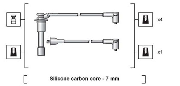 MAGNETI MARELLI Sytytysjohtosarja 941318111078